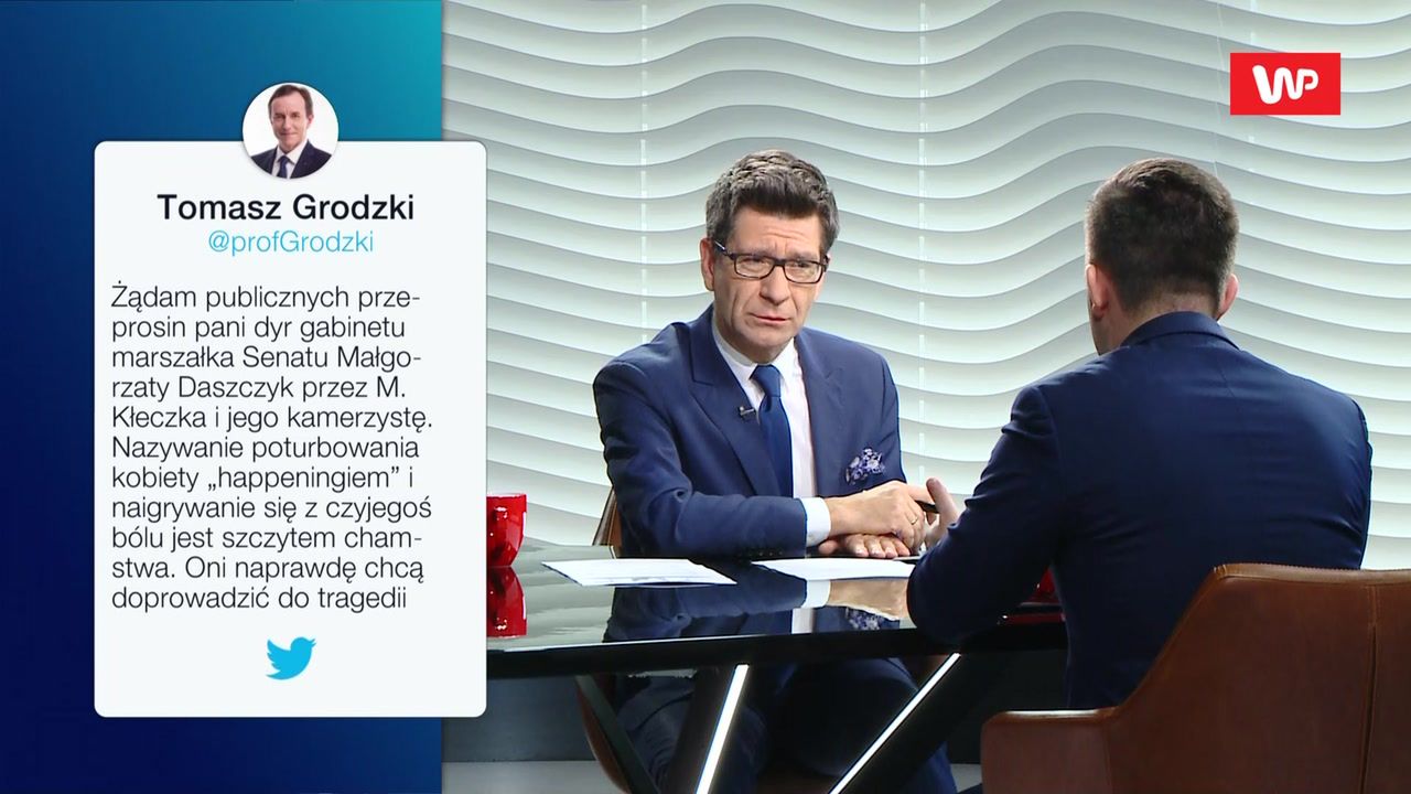 To nie przystoi Incydent TVP przed Senatem Michał Dworczyk