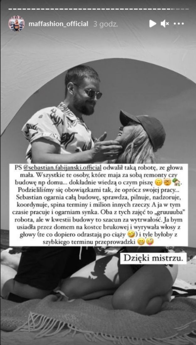 Maffashion oprowadza po nowym domu i dziękuje Sebastianowi