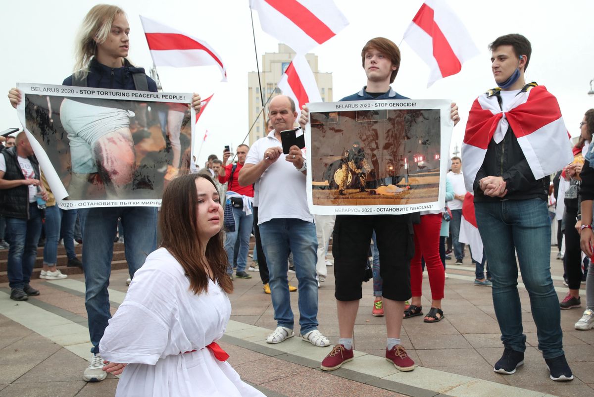 Protesty Na Bia Orusi Bia Orusinki M Wi Jak Wygl Daj Demonstracje