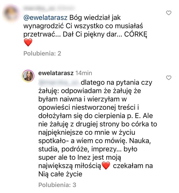 Ewelina Taraszkiewicz Reaguje Na Komentarz Internautki Zaskakuj Ce