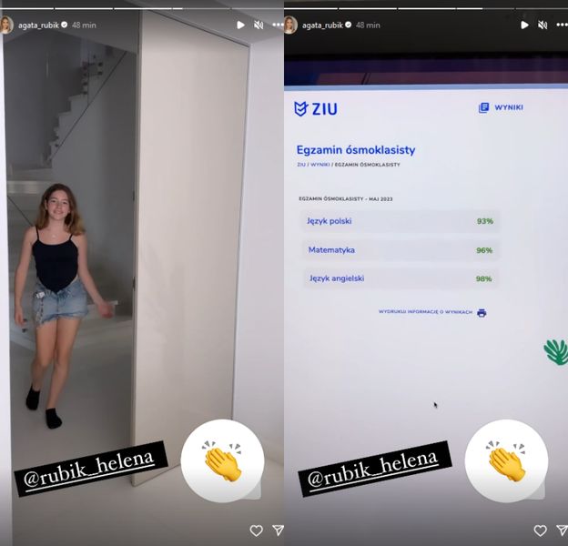 Agata Rubik Pokaza A Wyniki C Rki Z Egzamin W Smoklasisty My La A