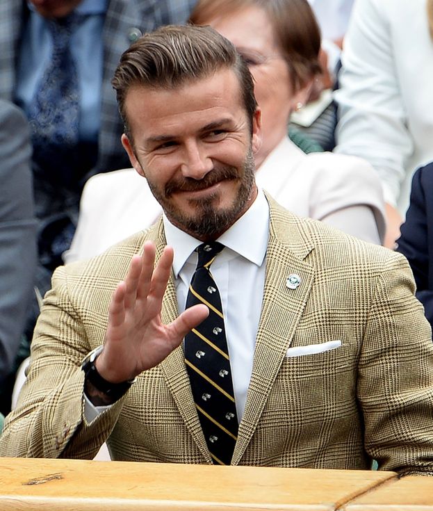 David Beckham Z Mam Na Wimbledonie Zdj Cia Pudelek