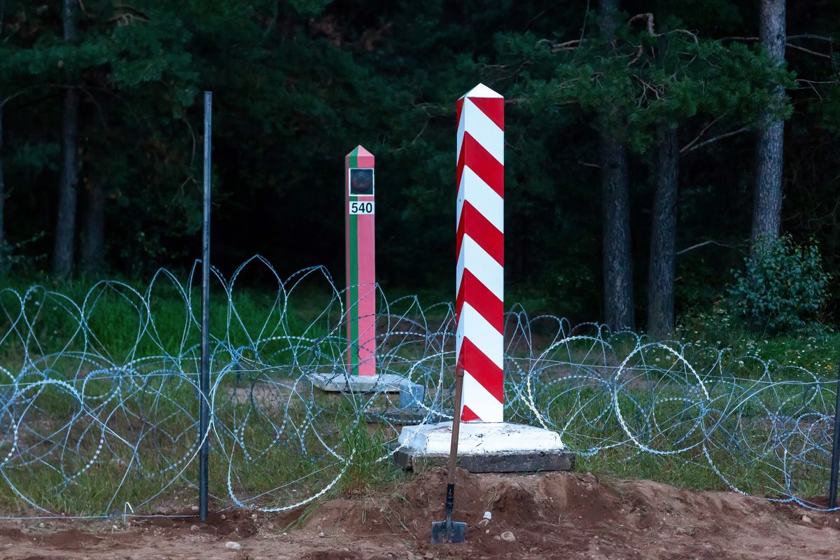 Mur na polsko białoruskiej granicy Jest stanowisko Niemiec WP Wiadomości