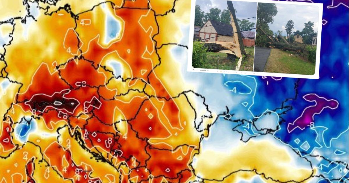 Nawałnice nad Polską Wiatr zrywa dachy są doniesienia o zniszczeniach