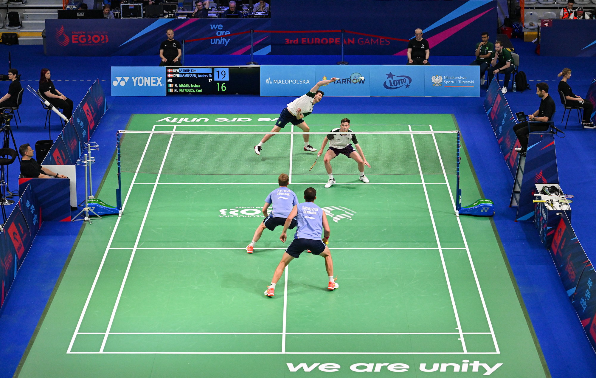 Igrzyska Europejskie Badminton Finali Ci W Grze Podw Jnej Wp