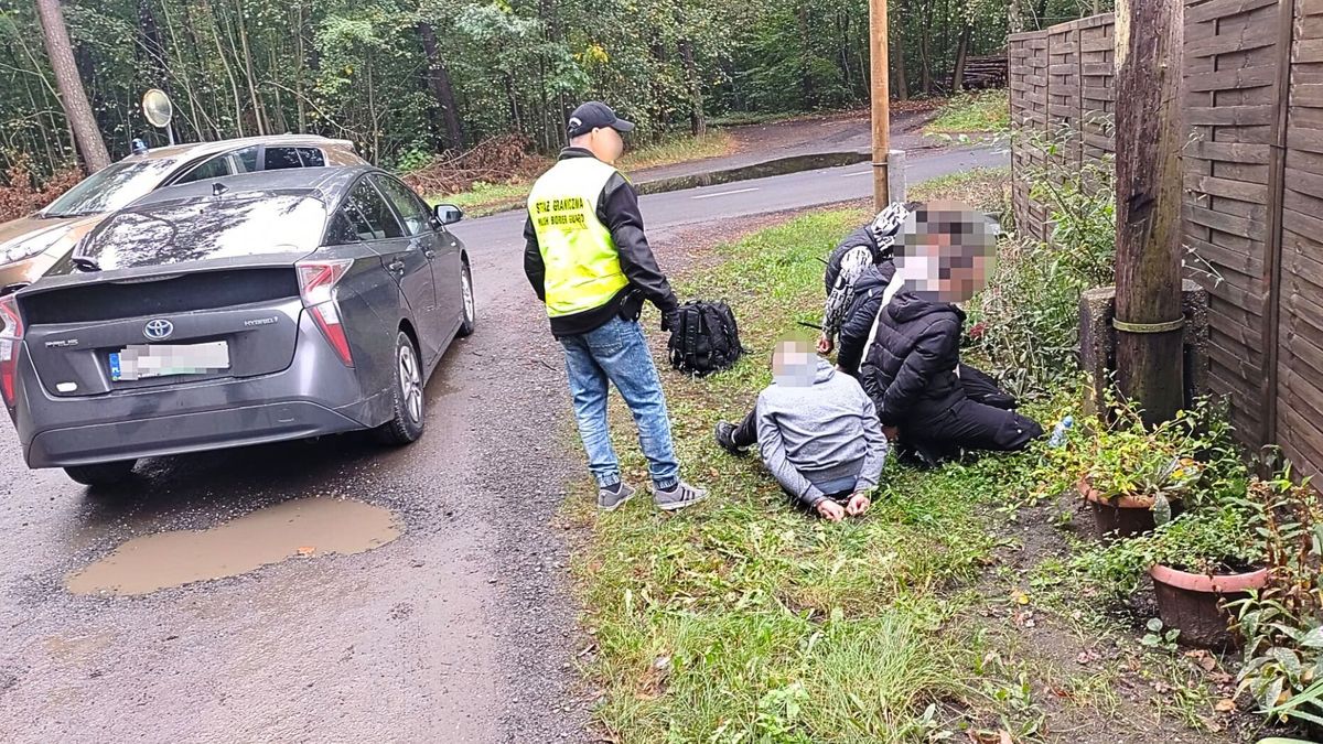 Akcja na granicy z Niemcami Finał kontroli polskiego auta WP Wiadomości