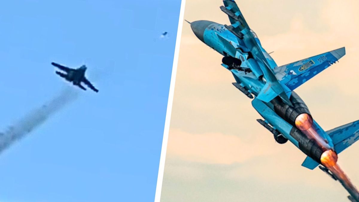 Rzadkie nagranie z frontu Pilot Su 27 zmiażdżył rosyjską bazę WP