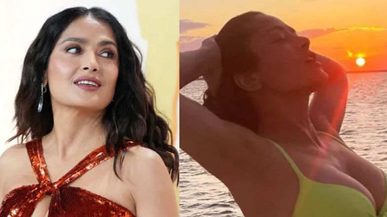 Salma Hayek Pozuje W Bikini Ob Dne Uj Cia Latki Pudelek