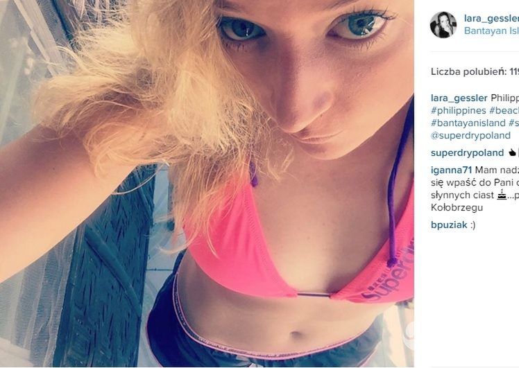 Lara Gessler wyraźnie schudła fot. Instagram.com