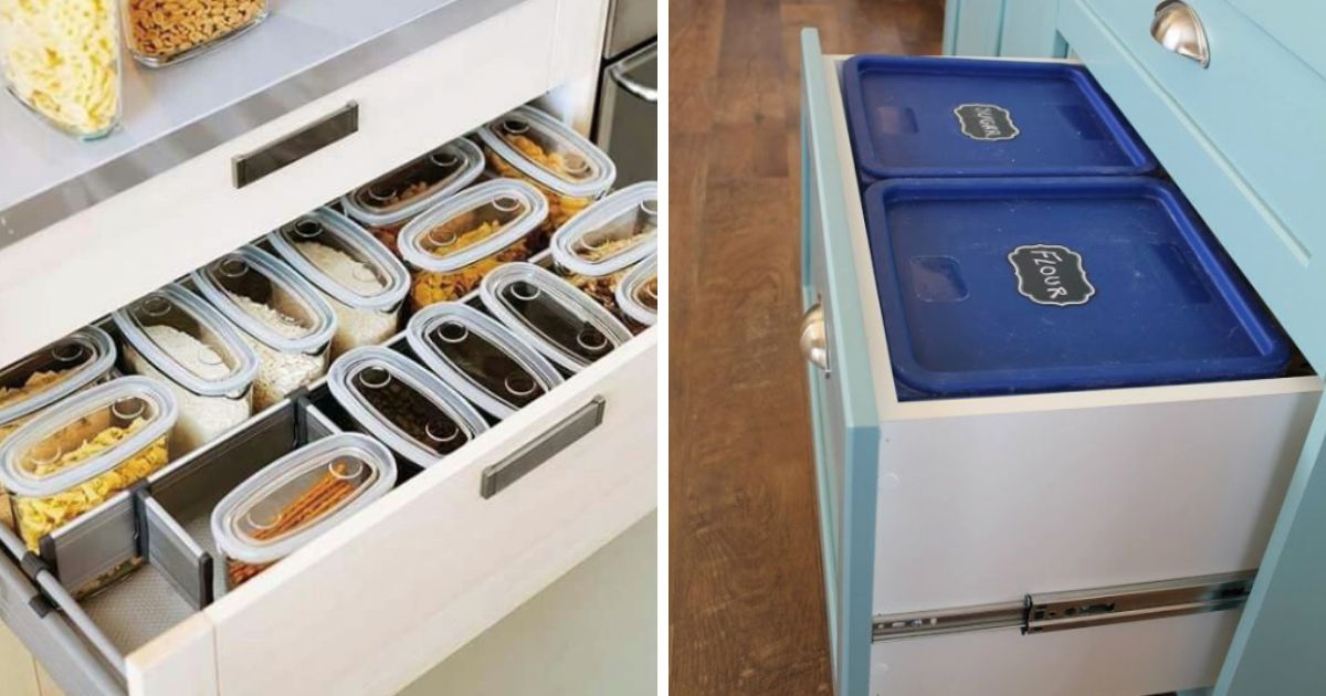 20 fantastycznych organizerów na sypkie produkty do kuchni. Raz na zawsze zrobisz z nimi porządek