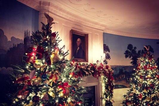 Melania Trump - świąteczne ozdoby w Białym Domu