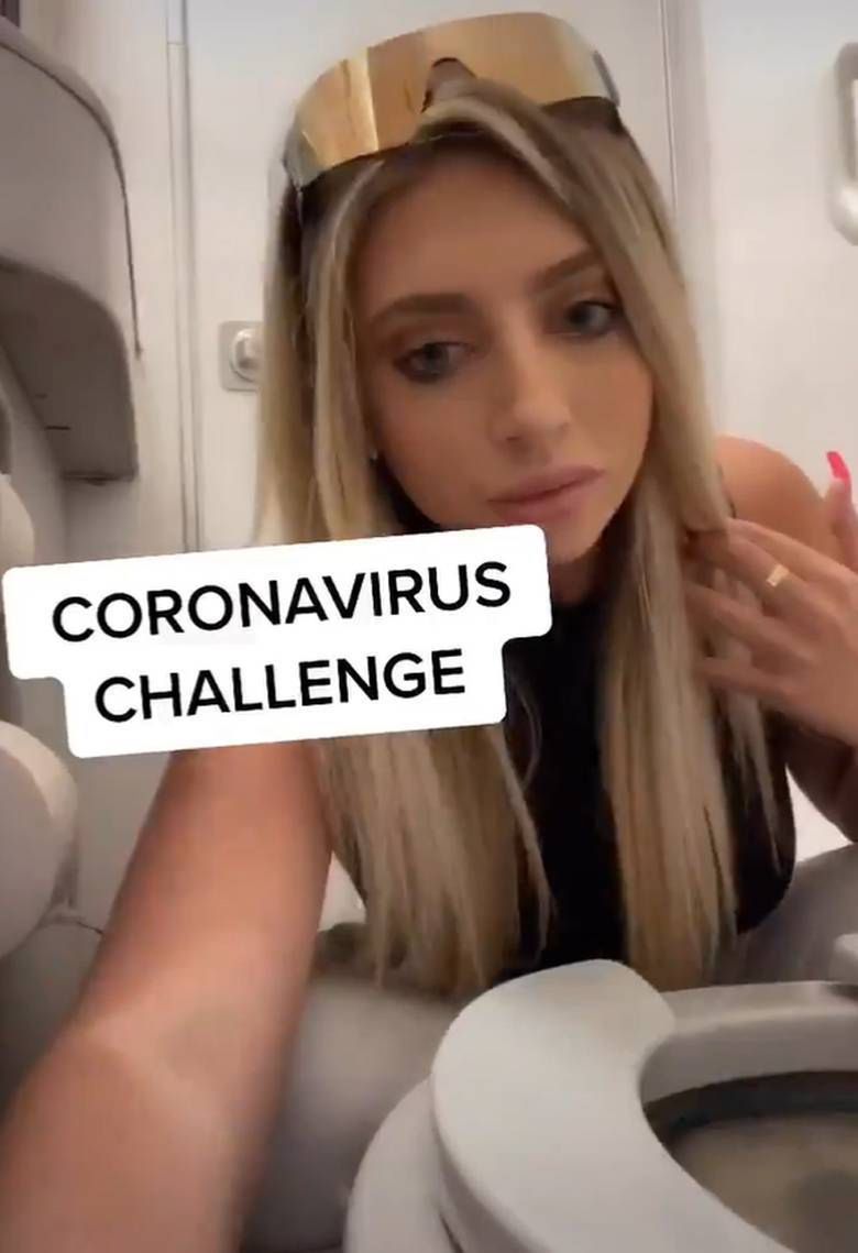 Ava Louise skrytykowana za "Coronavirus challenge"