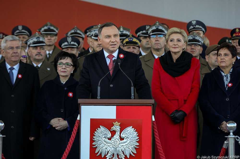 Agata i Andrzej Duda - Święto Niepodległości