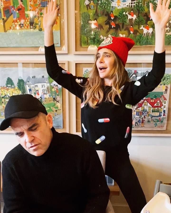 Robbie Williams i Ayda Field Williams
