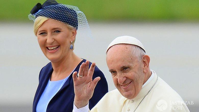 Agata Duda, Dorota Zawadzka Superniania, papież Franciszek