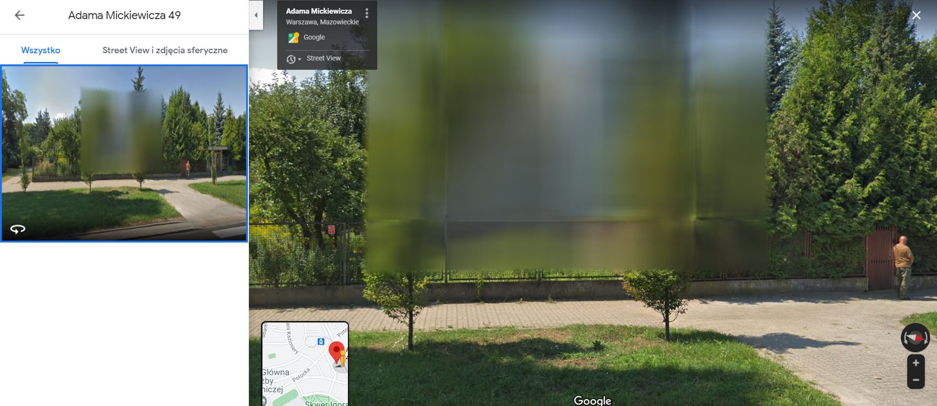 Dom Jarosława Kaczyńskiego zniknął z sieci