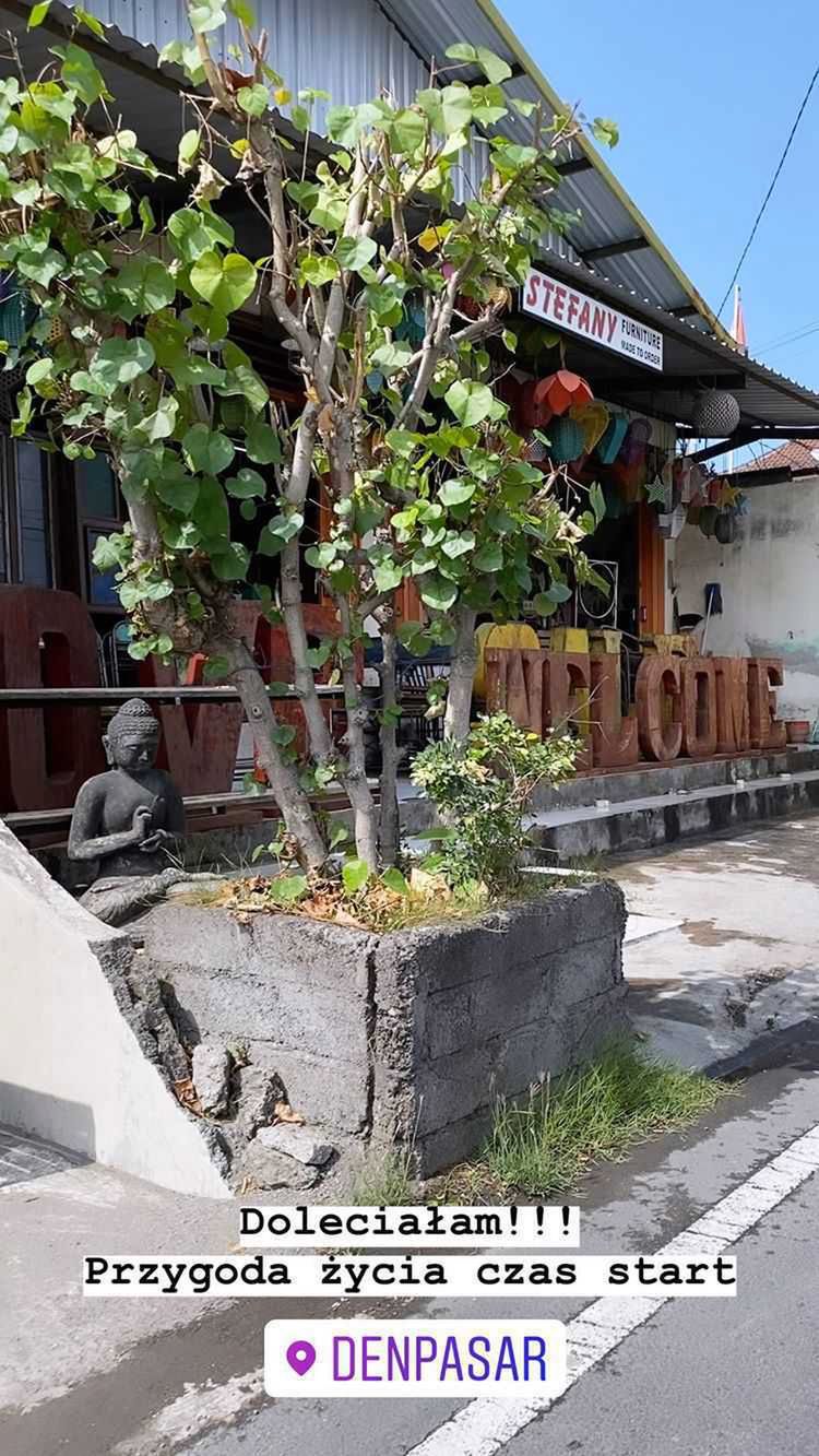 Julia Wieniawa na obozie jogi na Bali