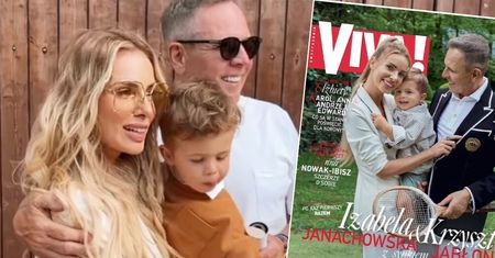 Izabela Janachowska z rodziną na okładce magazynu "Viva!". Małżonkowie zaskoczyli wyznaniem o kolejnym dziecku