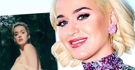 Katy Perry uczciła ciążę eteryczną sesją. Na okładce płyty pokazała sporych rozmiarów brzuszek