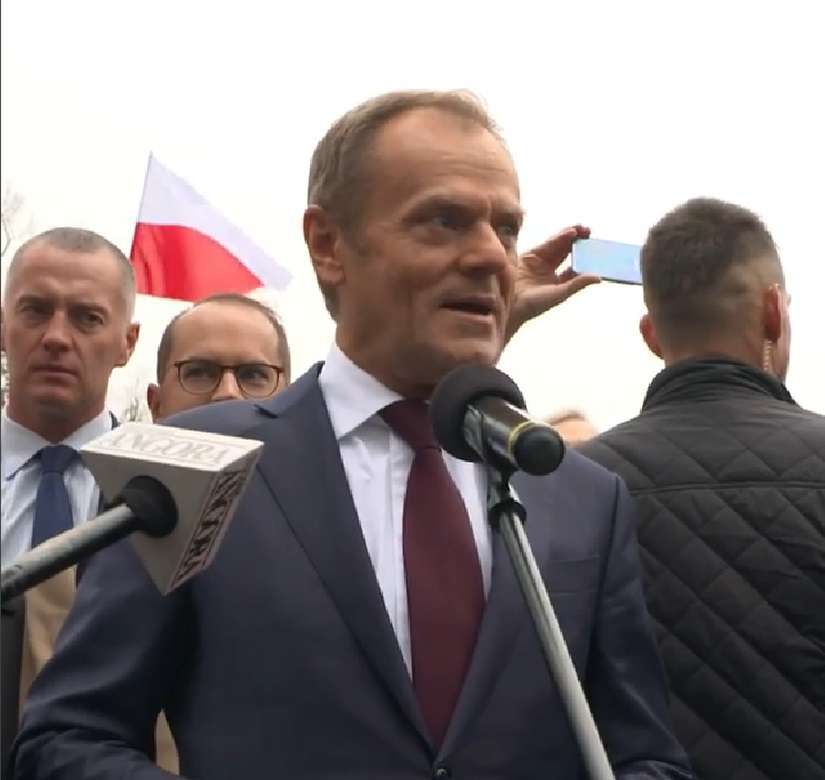 Donald Tusk świętuje 100-lecie niepodległości Polski