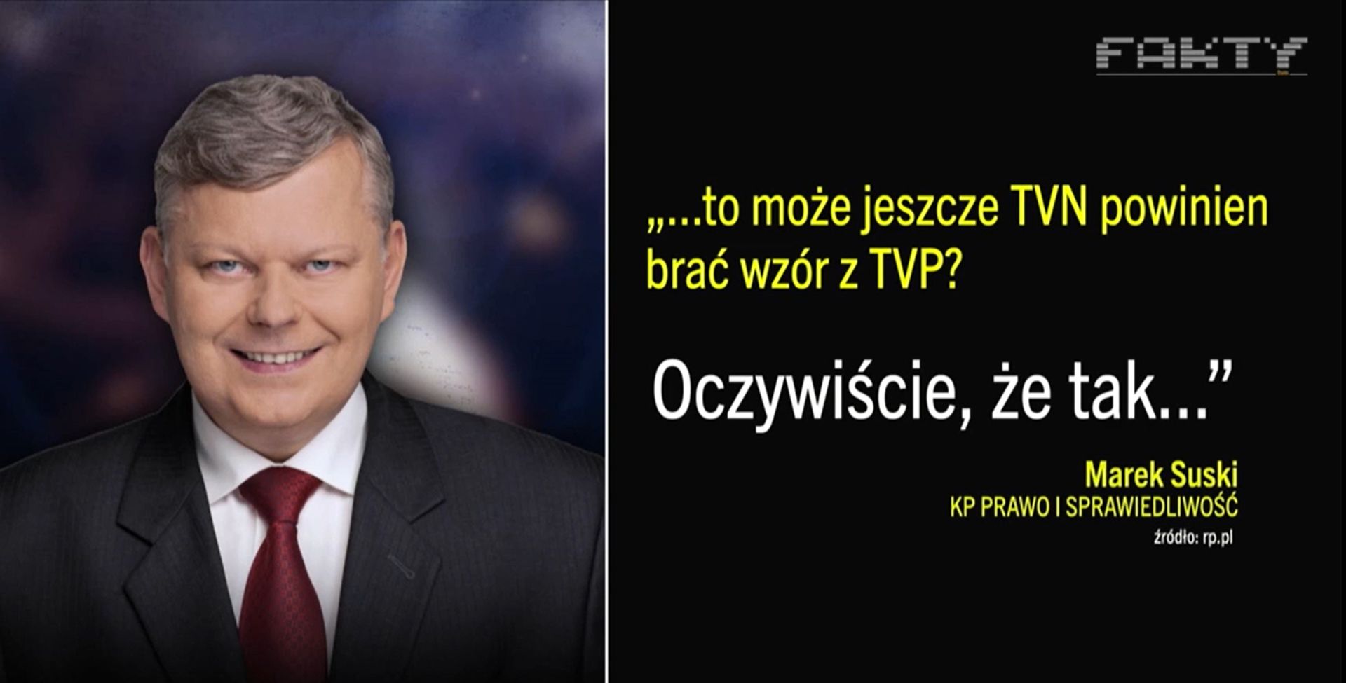 Fakty TVN punktują Wiadomości TVP