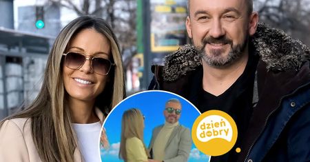 Małgorzata Rozenek i Krzysztof Skórzyński dokazywali w studiu "DDTVN". Morze czułych gestów, a nawet całusy. Oto, co zobaczyli widzowie