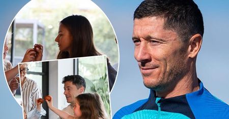 Wielkanoc 2023. Robert Lewandowski w święta pokazał twarze dziewczynek. A jak wyglądały Ania i teściowe?