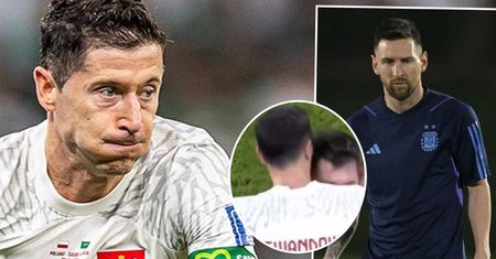 Lewandowski wygadał, co wyszeptał na ucho Messiemu. Jego rywal się wścieknie! Zarzekał się, że ten sekret musi zostać między nimi