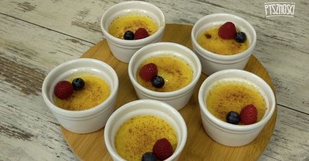 Crème brûlée domowej roboty