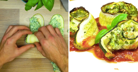 Cukiniowe cannelloni