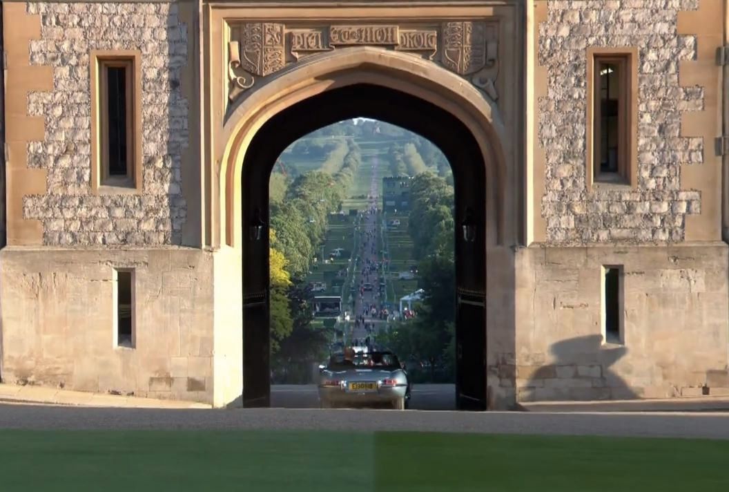 Meghan Markle w drugiej sukni ślubnej