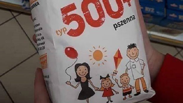 Mąka marki 500+ robi furorę. Na razie w mediach społecznościowych
