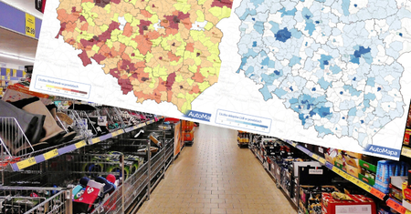 Wolisz robić zakupy w Biedronce czy w Lidlu? Mapa pokazuje, kto rządzi w polskim handlu