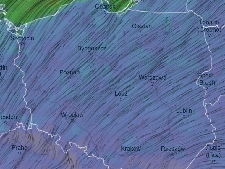 Pogoda. Silny wiatr może być niebezpieczny