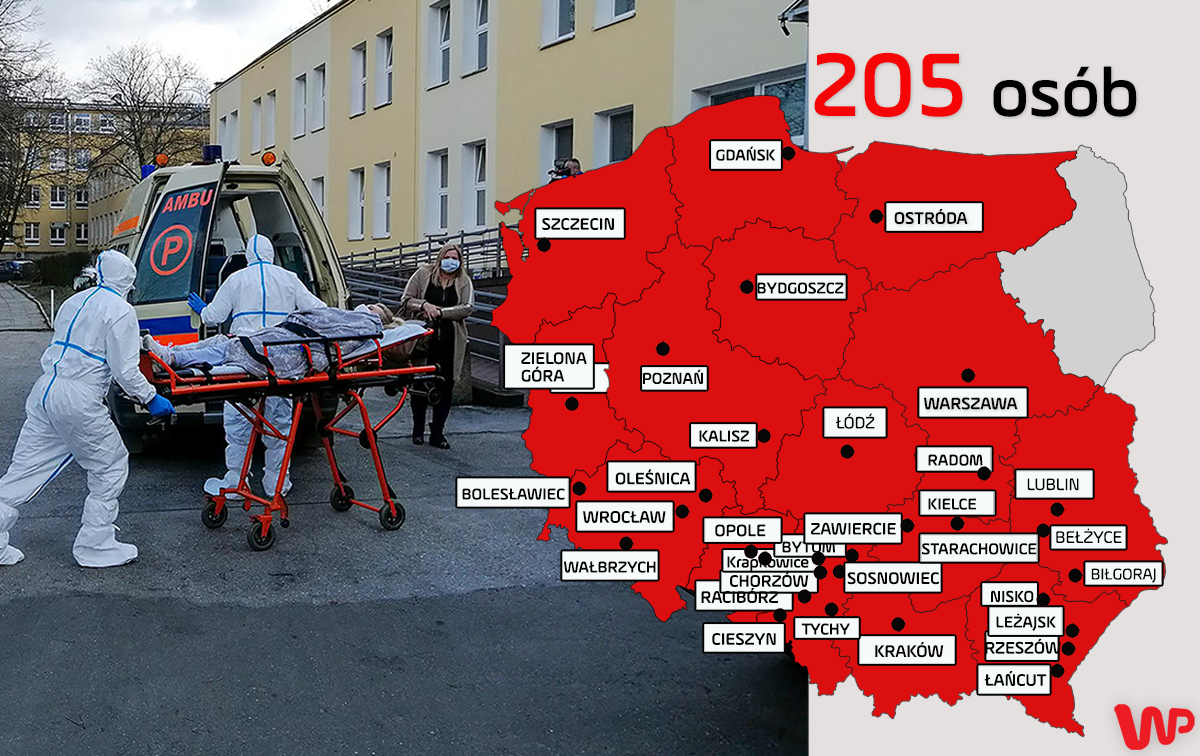 Koronawirus w Polsce. Wzrost liczby zakażonych i ofiar śmiertelnych