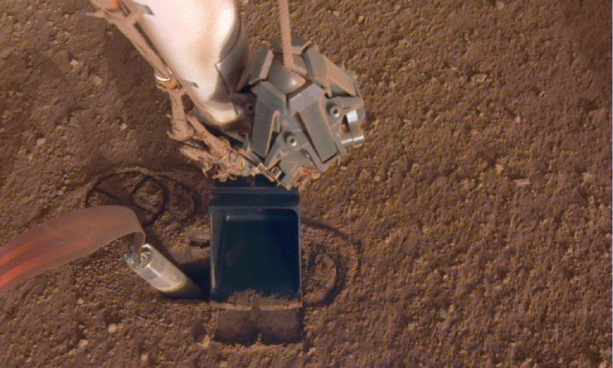 Polski Kret na Marsie znów kopie. NASA udostępniła nagranie