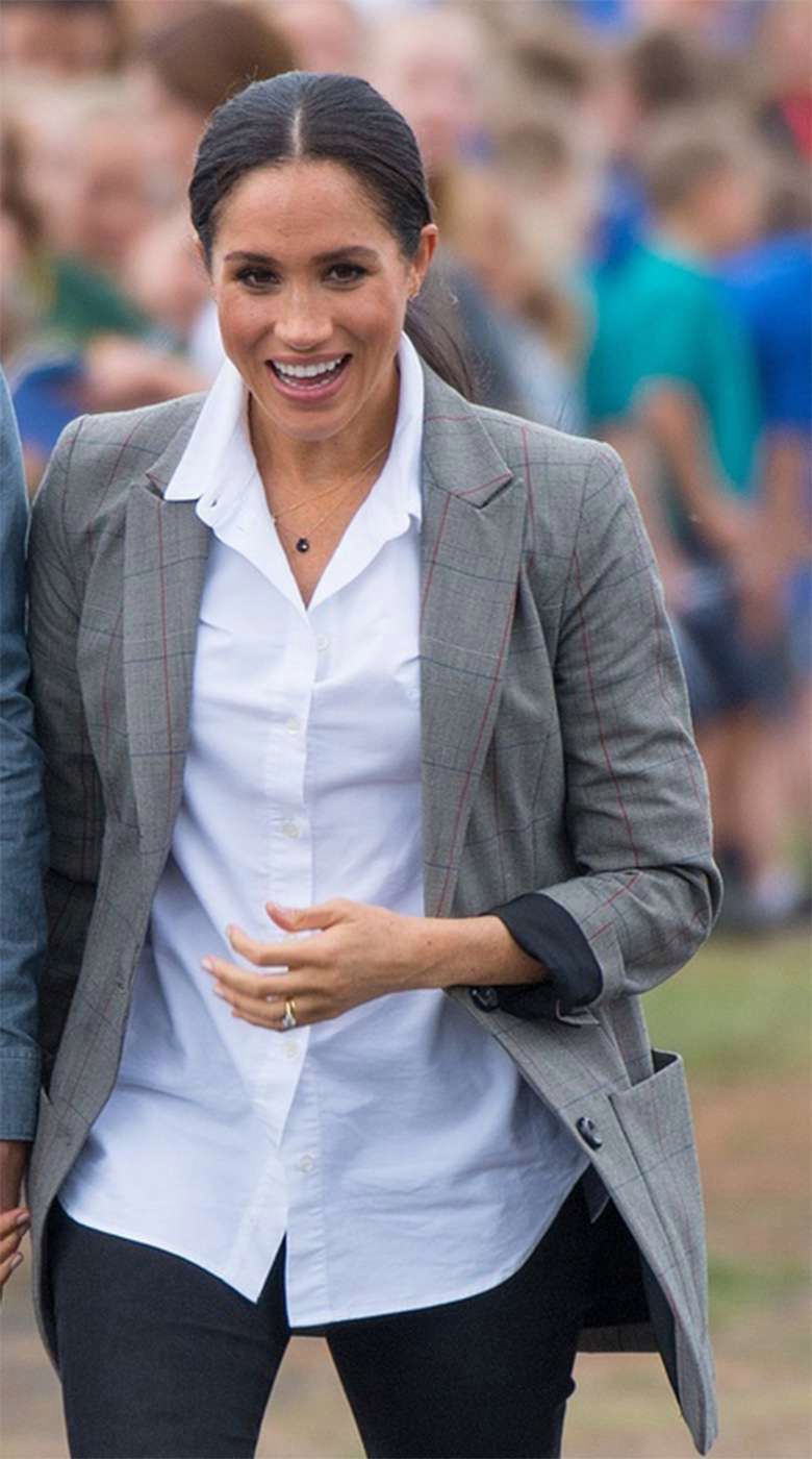 Meghan Markle i książę Harry na spotkaniu z dziećmi w Dubho