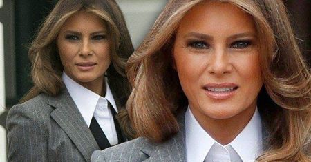 Tego jeszcze nie było! Melania Trump w garniturze! Krytycy mody oszaleli z zachwytu