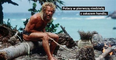"Tu jest stacja benzynowa! Ja tu mięso mam". Internauci wyśmiali niedzielę bez handlu