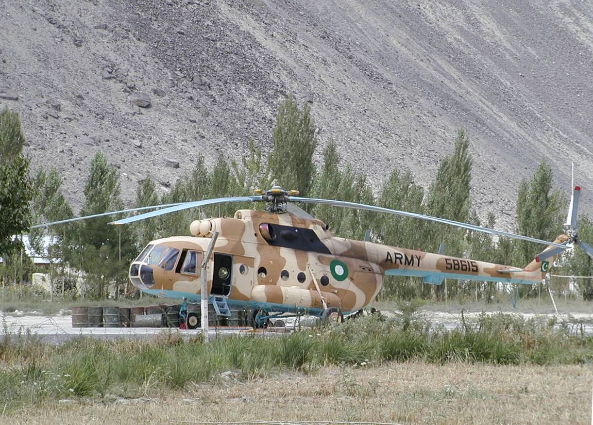 Śmigłowiec Mi-8M pakistańskiej armii 