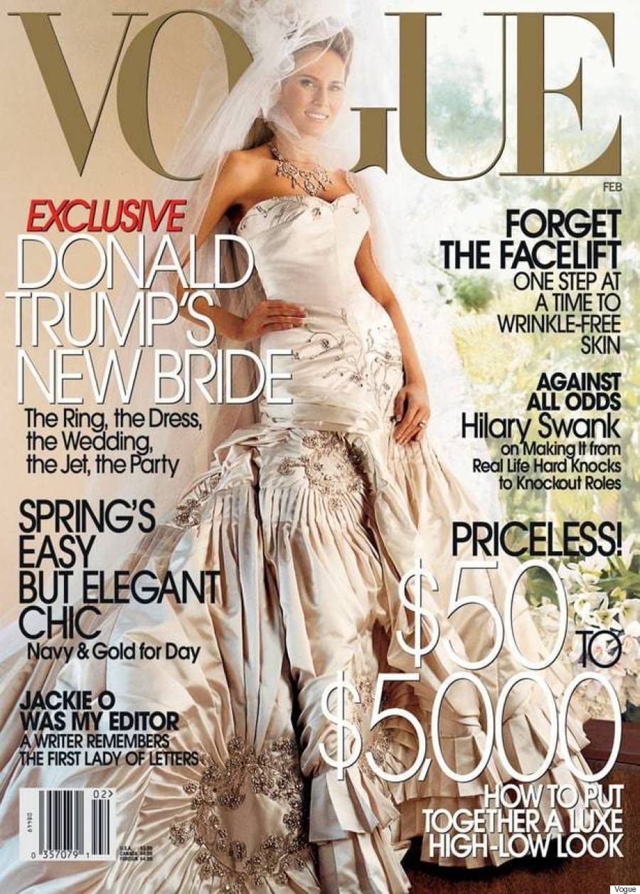 Melania Trump w ślubnej sesji dla magazynu VOGUE