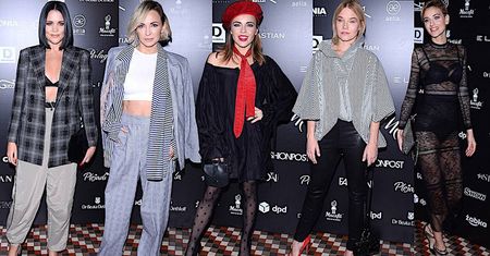 Gwiazdy na pokazie MMC: Dominika Gawęda, Ania Wyszkoni, Edyta Herbuś, Renata Kaczoruk