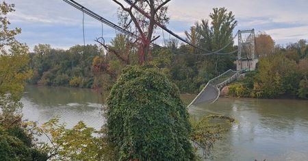 Francja. Zawalił się most nad rzeką Tarn. Nie żyje 15-latka