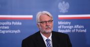 Waszczykowski o Komisji Europejskiej: Liczę, że przestanie krytykować i wytykać