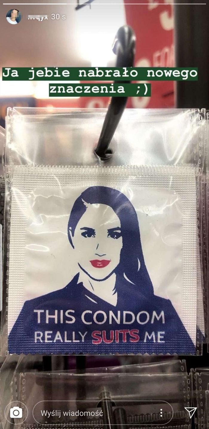 Prezerwatywy z Meghan Markle