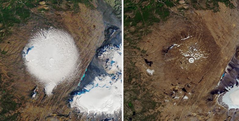 Islandia: oficjalnie pożegnano pierwszy roztopiony lodowiec. Okjokull już nie istnieje