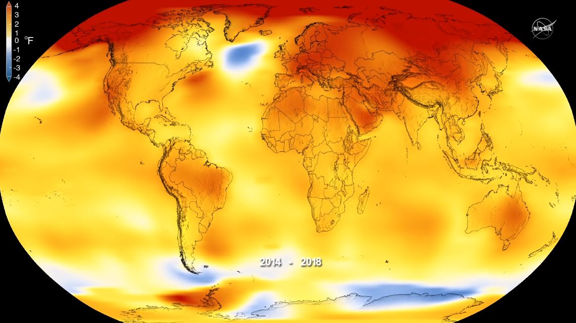 Zmiany temperatur na świecie wskazują ogromne zmiany klimatyczne