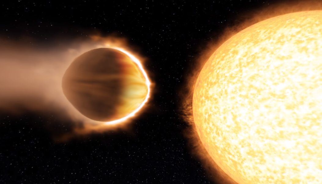 NASA: oto planeta w kształcie jajka. WASP-121b ciągnie za sobą "żelazny warkocz"