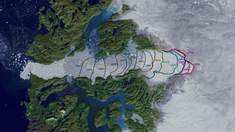 NASA stale obserwuje lodowiec Jakobshavn