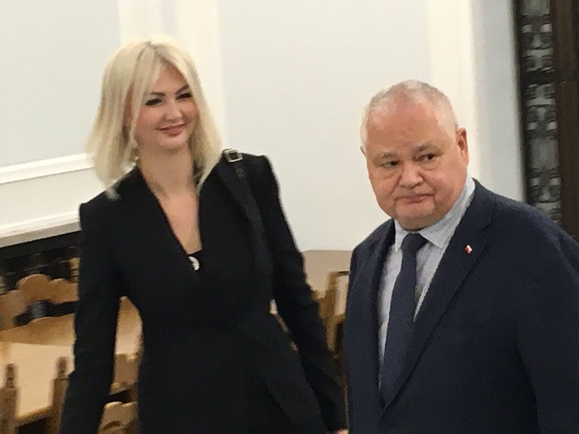Martyna Wojciechowska i Adam Glapiński 